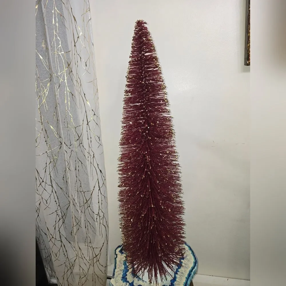NWT Wondershop Target 2025 Large Christmas Bottle Brush Tree Sculpture 36